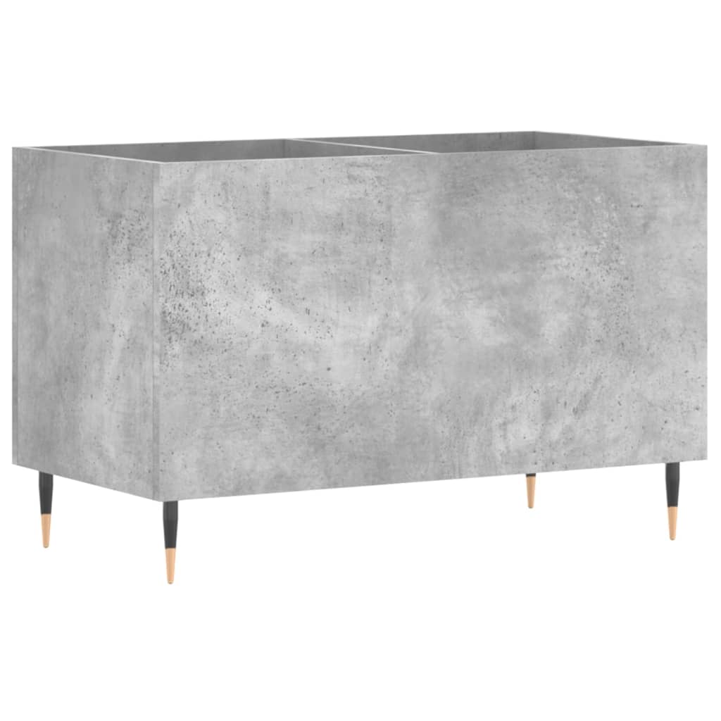 vidaXL Record Cabinet Concrete Grey 74.5x38x48 cm Engineered Wood