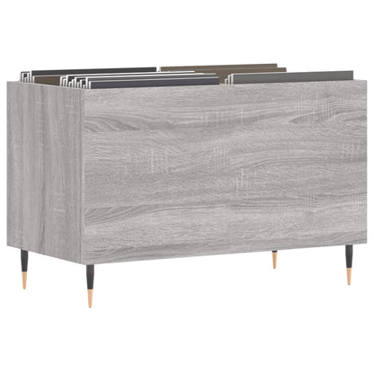 vidaXL Record Cabinet Grey Sonoma 74.5x38x48 cm Engineered Wood