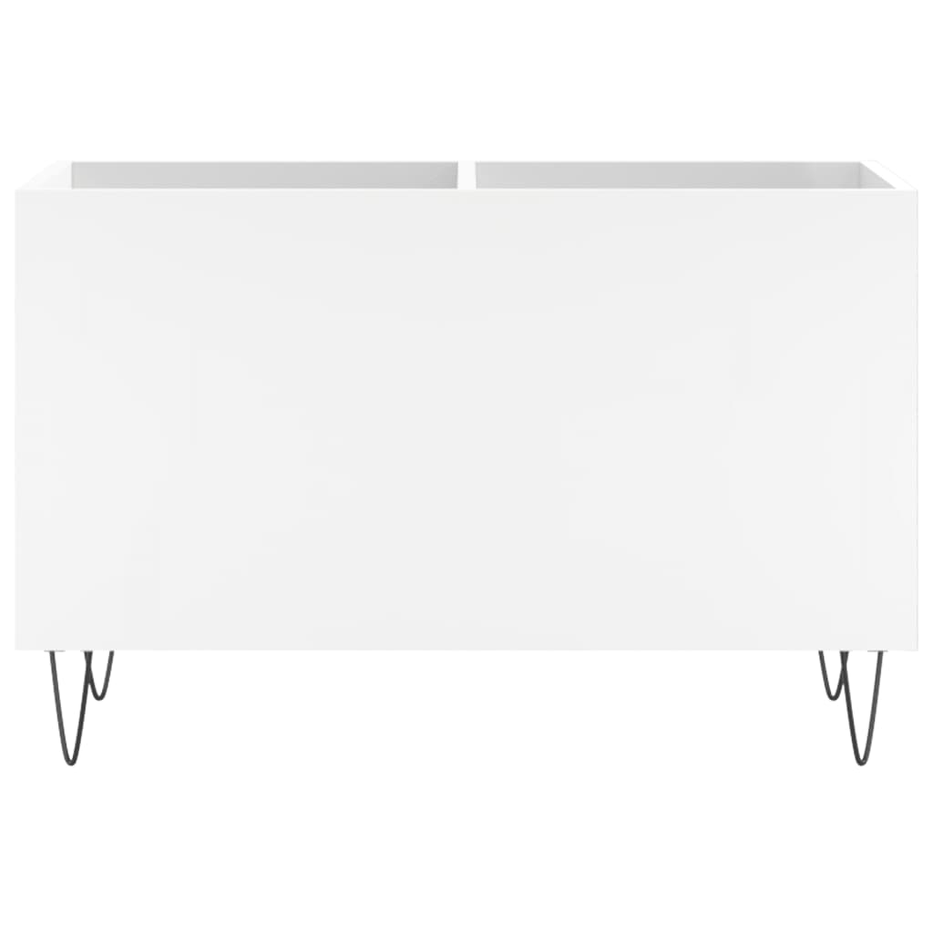 vidaXL Record Cabinet White 74.5x38x48 cm Engineered Wood