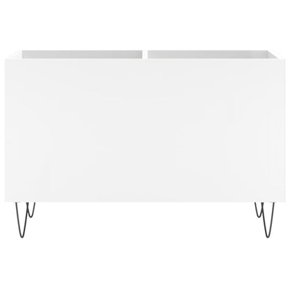 vidaXL Record Cabinet White 74.5x38x48 cm Engineered Wood