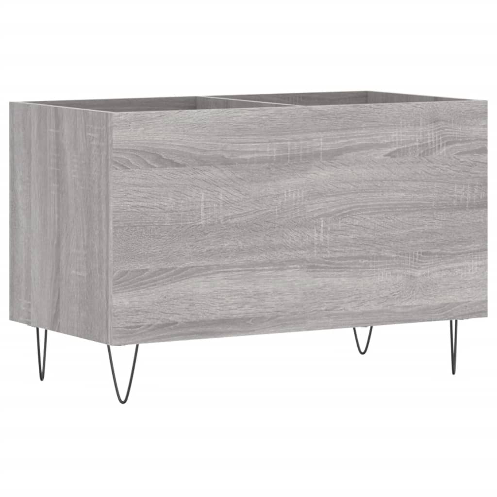 vidaXL Record Cabinet Grey Sonoma 74.5x38x48 cm Engineered Wood
