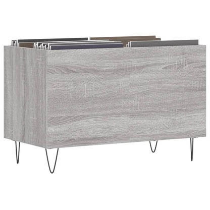 vidaXL Record Cabinet Grey Sonoma 74.5x38x48 cm Engineered Wood