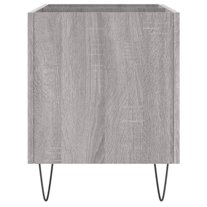 vidaXL Record Cabinet Grey Sonoma 74.5x38x48 cm Engineered Wood