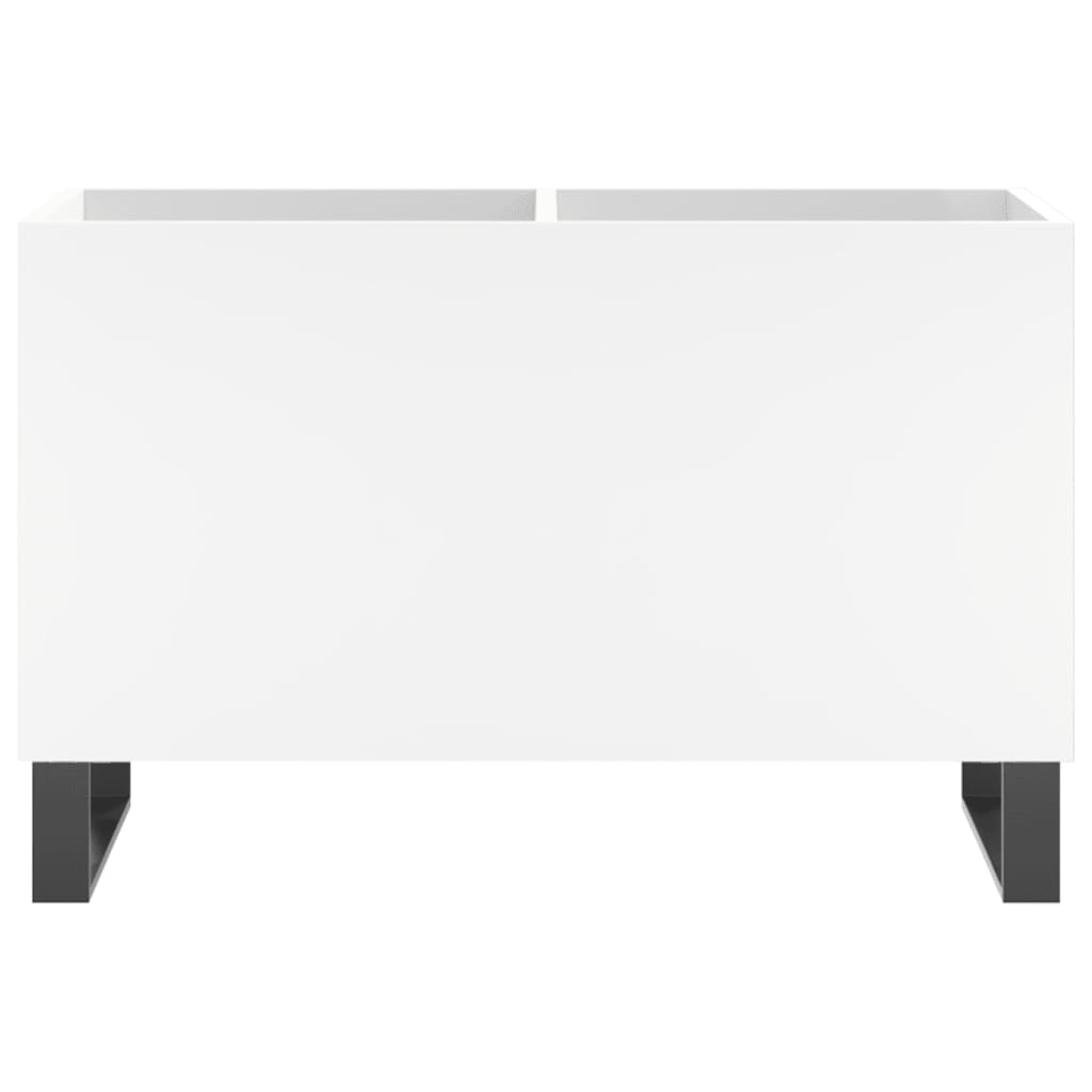 vidaXL Record Cabinet White 74.5x38x48 cm Engineered Wood