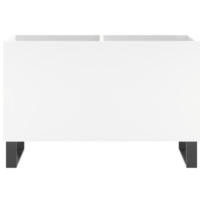 vidaXL Record Cabinet White 74.5x38x48 cm Engineered Wood