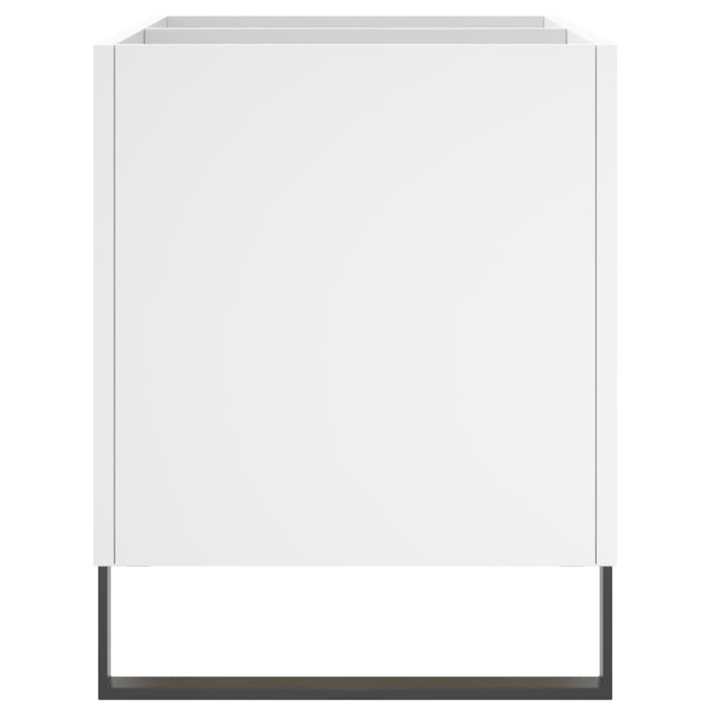 vidaXL Record Cabinet White 74.5x38x48 cm Engineered Wood