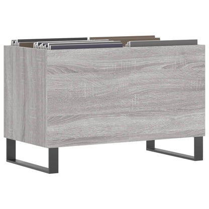 vidaXL Record Cabinet Grey Sonoma 74.5x38x48 cm Engineered Wood