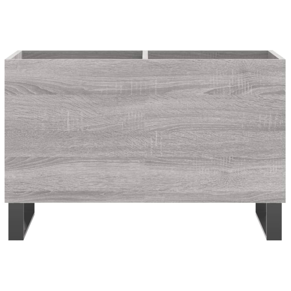 vidaXL Record Cabinet Grey Sonoma 74.5x38x48 cm Engineered Wood