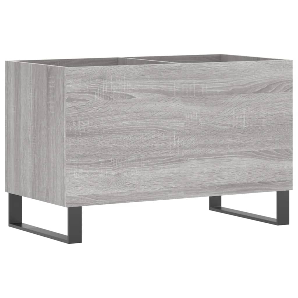 vidaXL Record Cabinet Grey Sonoma 74.5x38x48 cm Engineered Wood