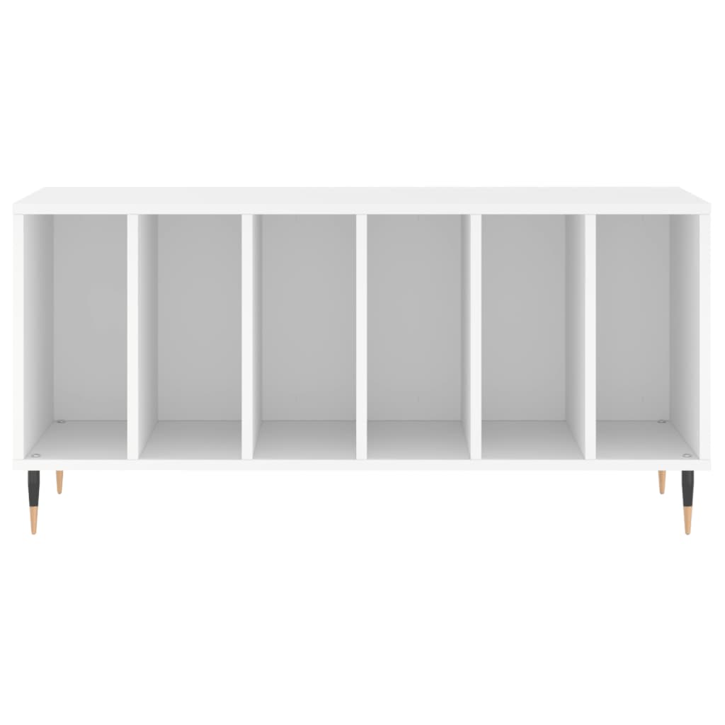 vidaXL Record Cabinet White 100x38x48 cm Engineered Wood