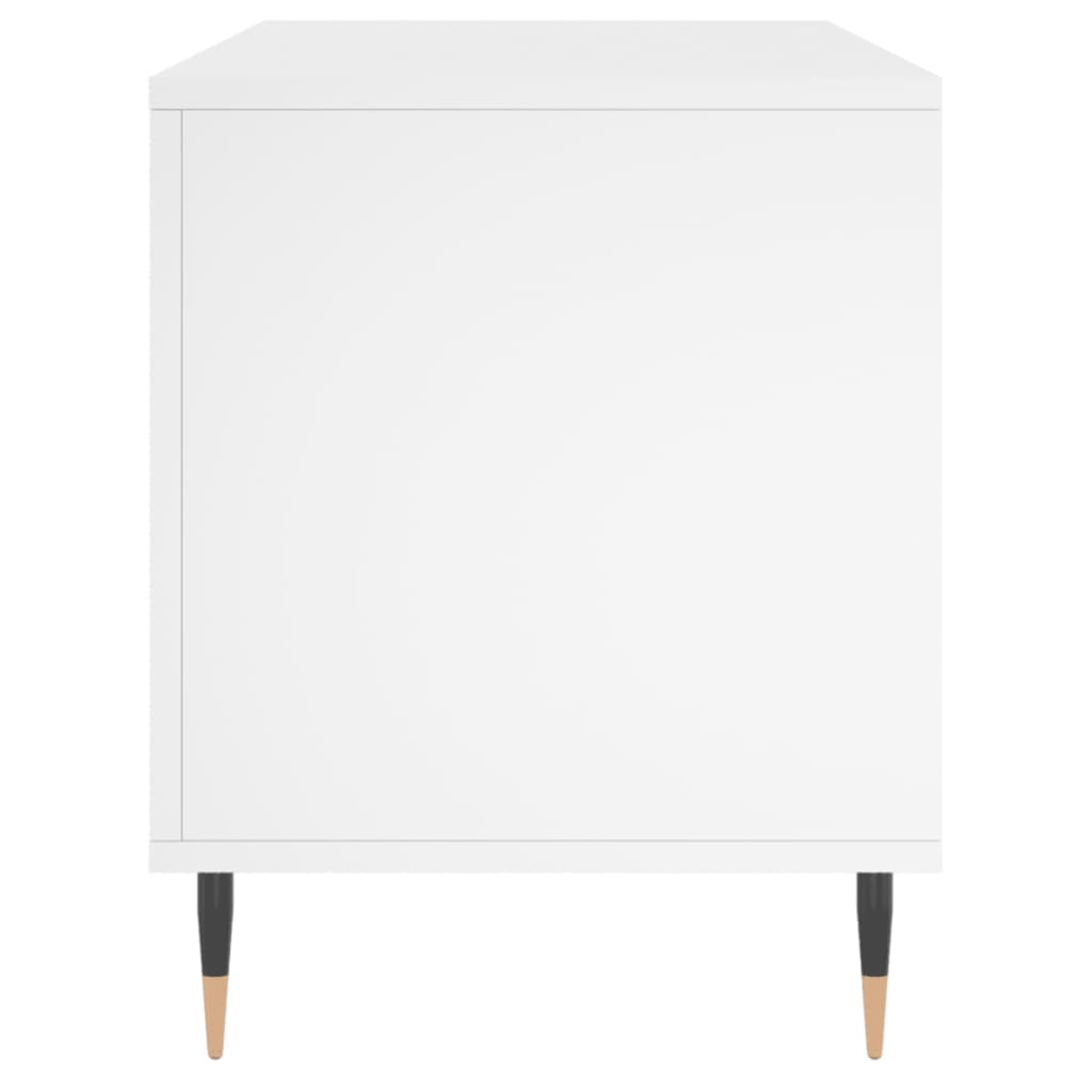 vidaXL Record Cabinet White 100x38x48 cm Engineered Wood