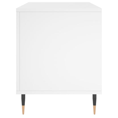 vidaXL Record Cabinet White 100x38x48 cm Engineered Wood