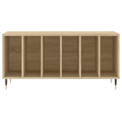 vidaXL Record Cabinet Sonoma Oak 100x38x48 cm Engineered Wood