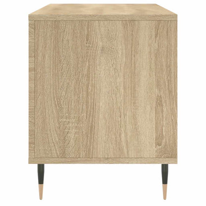vidaXL Record Cabinet Sonoma Oak 100x38x48 cm Engineered Wood