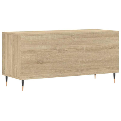 vidaXL Record Cabinet Sonoma Oak 100x38x48 cm Engineered Wood