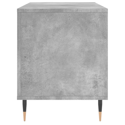 vidaXL Record Cabinet Concrete Grey 100x38x48 cm Engineered Wood