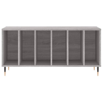vidaXL Record Cabinet Grey Sonoma 100x38x48 cm Engineered Wood