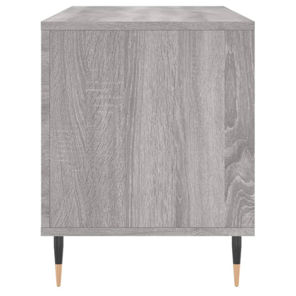 vidaXL Record Cabinet Grey Sonoma 100x38x48 cm Engineered Wood