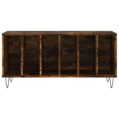 vidaXL Record Cabinet | Smoked Oak | Engineered Wood | Medium | Record Cabinet