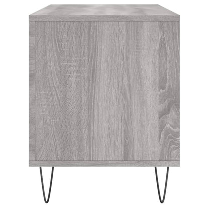 vidaXL Record Cabinet | Grey Sonoma | Engineered wood, Iron