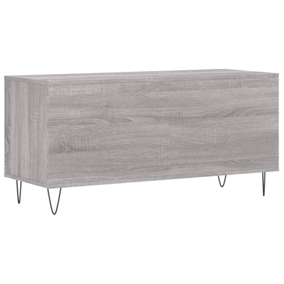vidaXL Record Cabinet | Grey Sonoma | Engineered wood, Iron