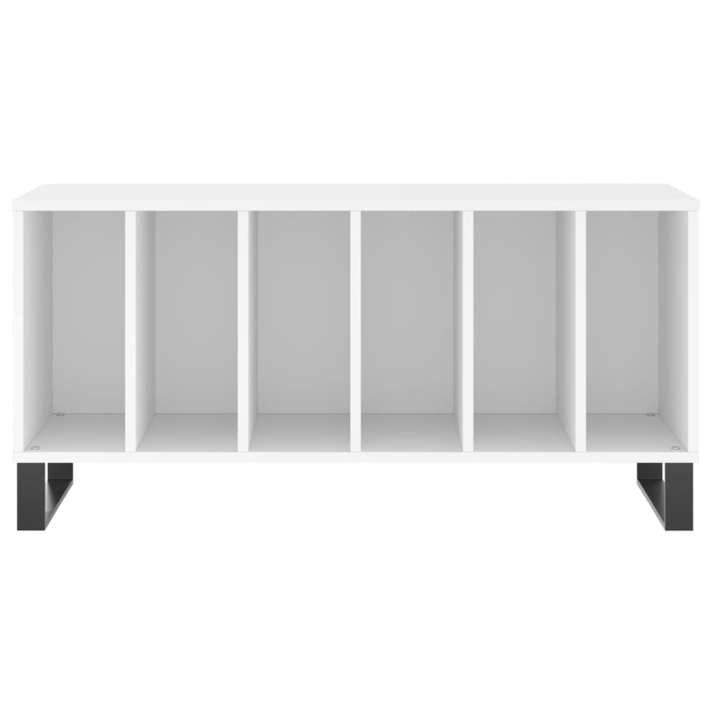 vidaXL Record Cabinet White 100x38x48 cm Engineered Wood