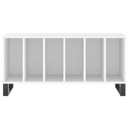 vidaXL Record Cabinet White 100x38x48 cm Engineered Wood