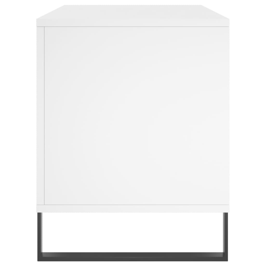vidaXL Record Cabinet White 100x38x48 cm Engineered Wood