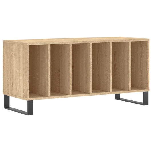 vidaXL Record Cabinet Sonoma Oak 100x38x48 cm Engineered Wood