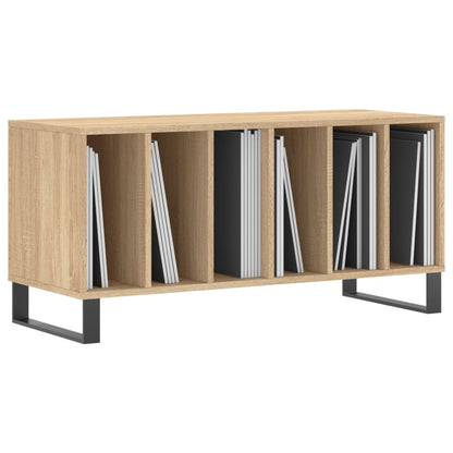 vidaXL Record Cabinet Sonoma Oak 100x38x48 cm Engineered Wood