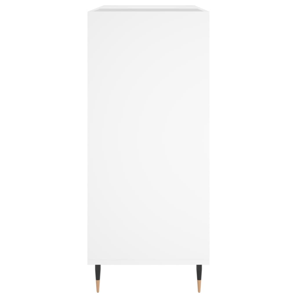 vidaXL Record Cabinet White 84.5x38x89 cm Engineered Wood