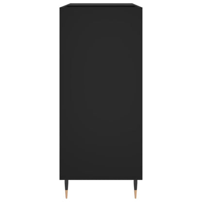 vidaXL Record Cabinet | Black | Engineered Wood | 84.5 x 38 x 89 cm | Modern
