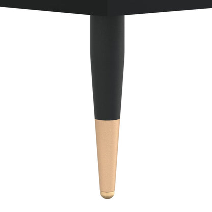 vidaXL Record Cabinet | Black | Engineered Wood | 84.5 x 38 x 89 cm | Modern