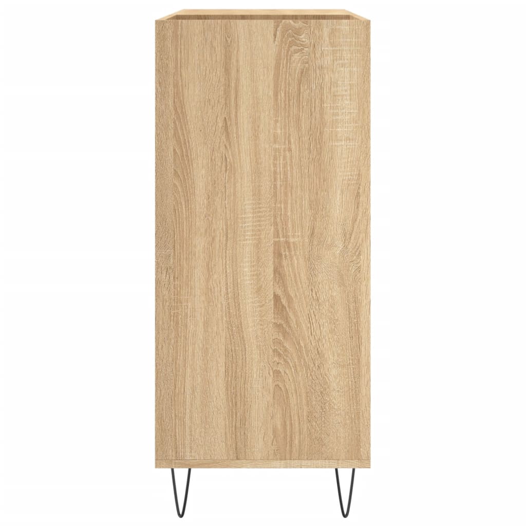 vidaXL Record Cabinet Sonoma Oak 84.5x38x89 cm Engineered Wood