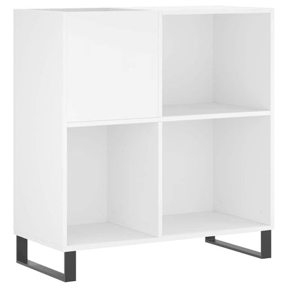 vidaXL Record Cabinet White 84.5x38x89 cm Engineered Wood