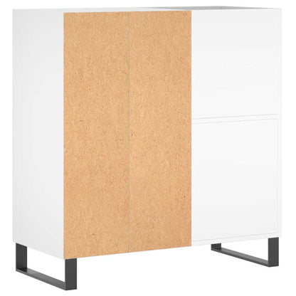 vidaXL Record Cabinet White 84.5x38x89 cm Engineered Wood