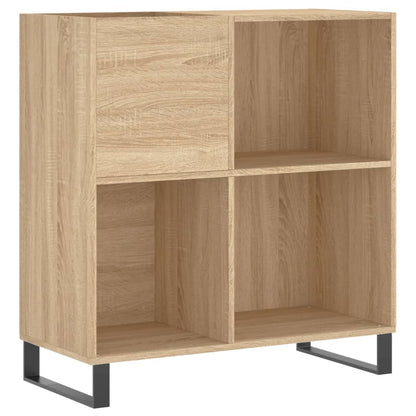 vidaXL Record Cabinet Sonoma Oak 84,5x38x89 cm Engineered Wood