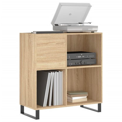vidaXL Record Cabinet Sonoma Oak 84,5x38x89 cm Engineered Wood