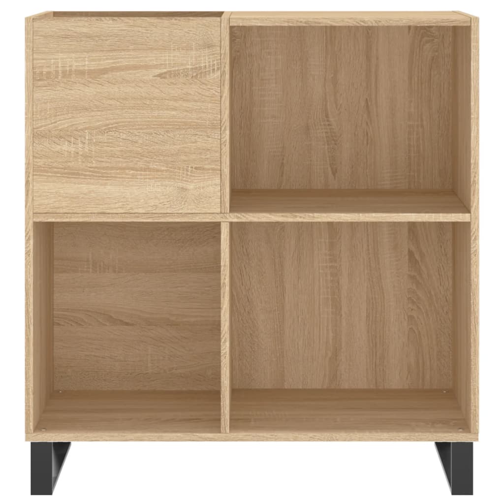 vidaXL Record Cabinet Sonoma Oak 84,5x38x89 cm Engineered Wood