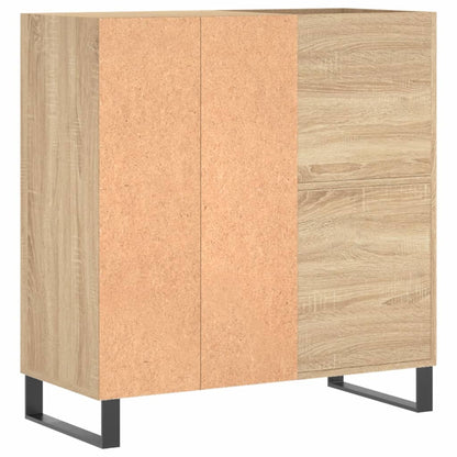 vidaXL Record Cabinet Sonoma Oak 84,5x38x89 cm Engineered Wood