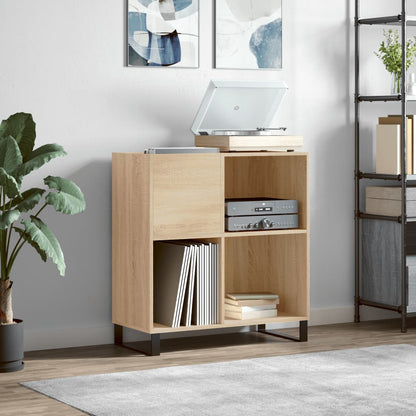 vidaXL Record Cabinet Sonoma Oak 84,5x38x89 cm Engineered Wood