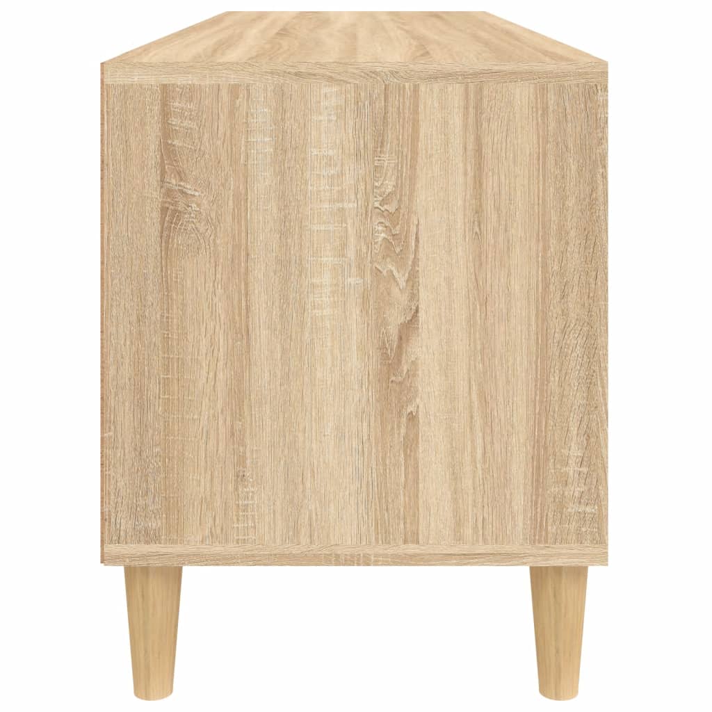 vidaXL TV Cabinet Sonoma Oak 100x34.5x44.5 cm Engineered Wood