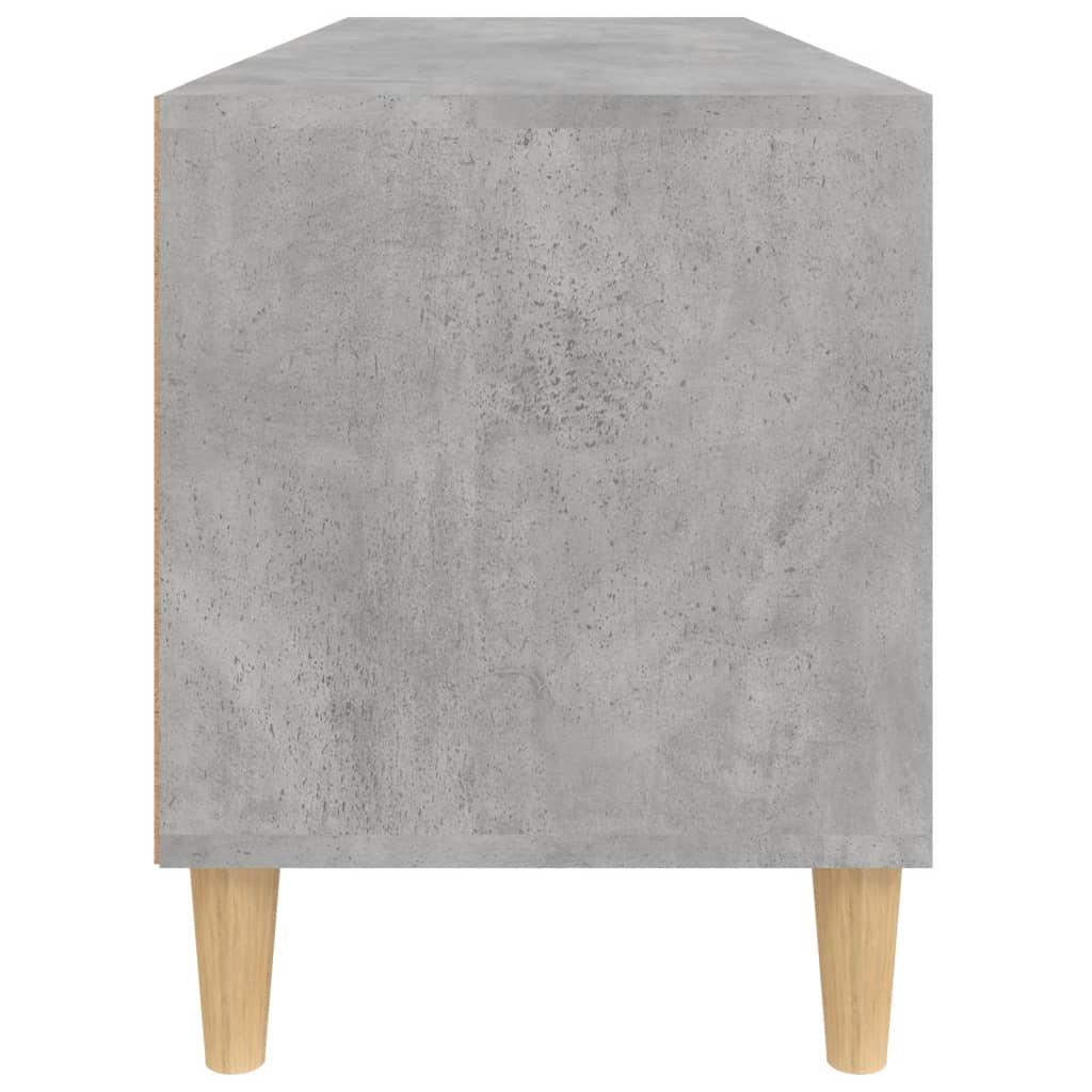 vidaXL TV Cabinet Concrete Grey 100x34.5x44.5 cm Engineered Wood