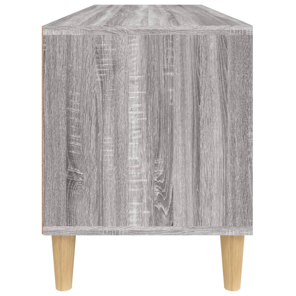 vidaXL TV Cabinet Grey Sonoma 100x34.5x44.5 cm Engineered Wood