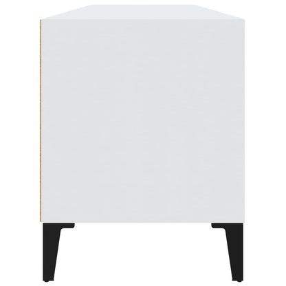 vidaXL TV Cabinet White 100x34.5x44.5 cm Engineered Wood
