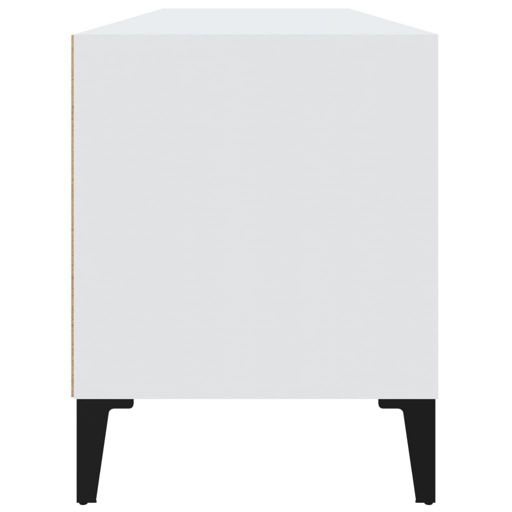vidaXL TV Cabinet White 100x34,5x44,5 cm Engineered Wood