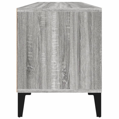 vidaXL TV Cabinet Grey Sonoma 100x34.5x44.5 cm Engineered Wood