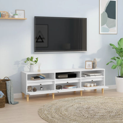 vidaXL TV Cabinet White 150x30x44,5 cm Engineered Wood