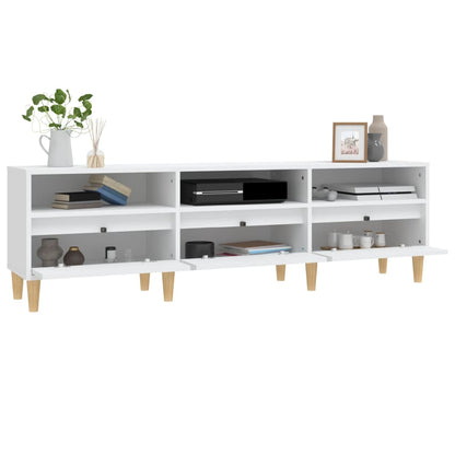 vidaXL TV Cabinet White 150x30x44.5 cm Engineered Wood