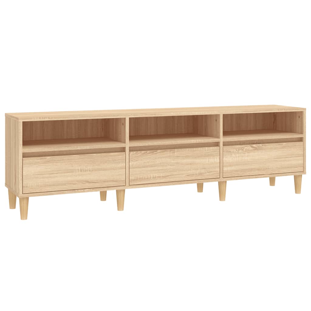 vidaXL TV Cabinet Sonoma Oak 150x30x44,5 cm Engineered Wood